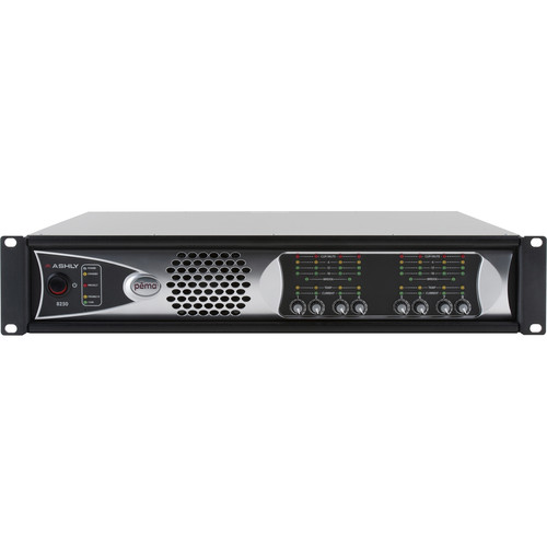 Ashly 8Channel 2000W Pema Network Power Amplifier with OPDante Card  Protea DSP Software Suite 70V
