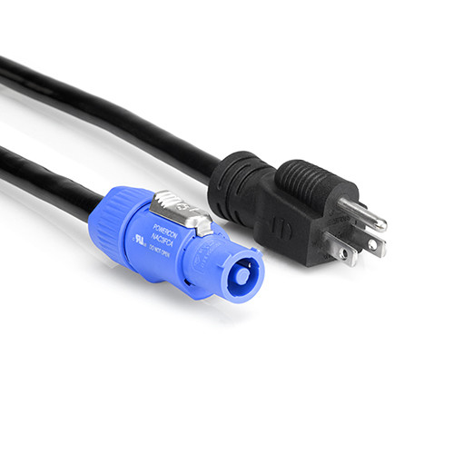 Hosa Technology Neutrik powerCON to Hosa NEMA 515P Cable 10
