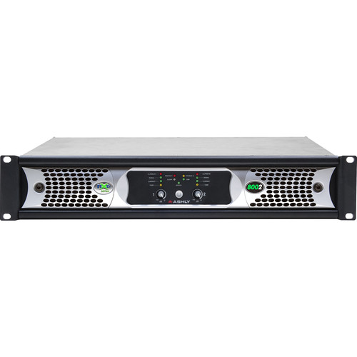 Ashly nXp800 2Channel MultiMode Network Power Amplifier with Protea DSP Software Suite  Dante Digital Interface