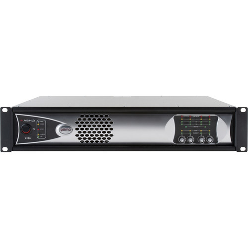Ashly 4Channel 1000W Pema Network Power Amplifier with OPDante Card  Protea DSP Software Suite LowZ