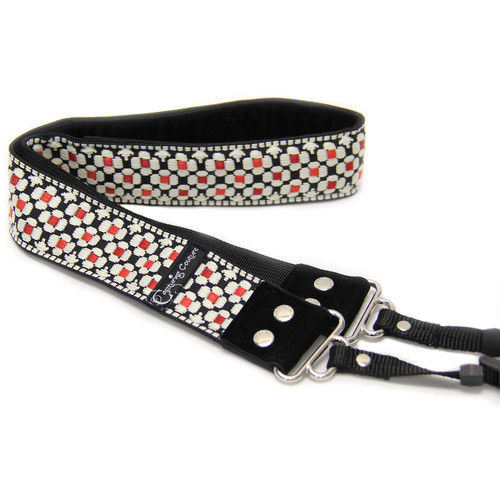 Capturing Couture Designer Collection 15 Camera Strap Daisy Dot Red