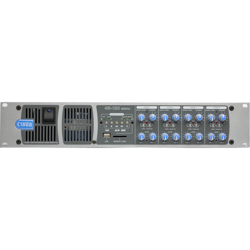 Cloud 46120 4Zone 2U RackMountable Mixer Amplifier