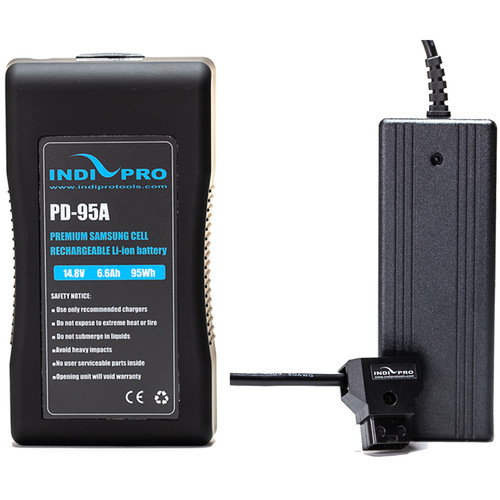 IndiPRO Tools 148V 95Wh LithiumIon Battery  Pro Charger Kit GoldMount