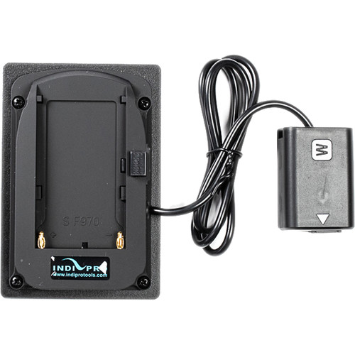 IndiPRO Tools Sony LSeries Battery Adapter Plate to Sony NPFW50 Dummy Battery