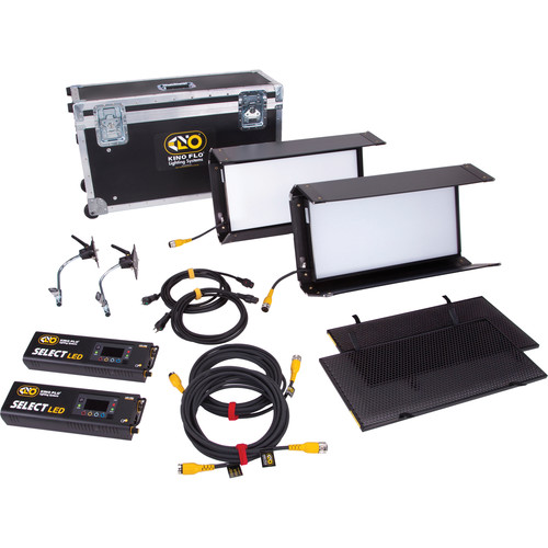 Kino Flo Interview 20 DMX 2Light Kit with Shipping Case