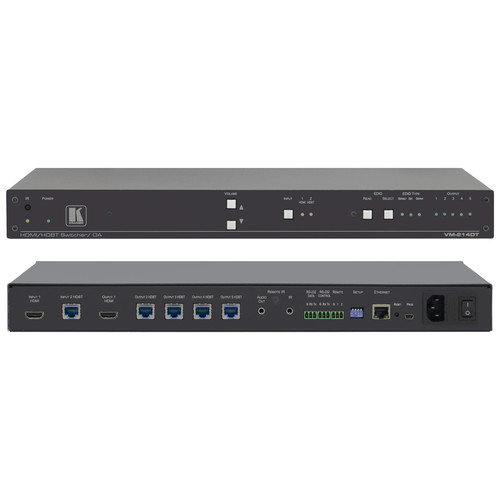 Kramer 2x14 4K UHD HDMI and HDBaseT Distribution Amplifier
