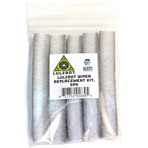 LulzBot Wiper Replacement Kit for the Mini and TAZ 6 3D Printers 5Pack
