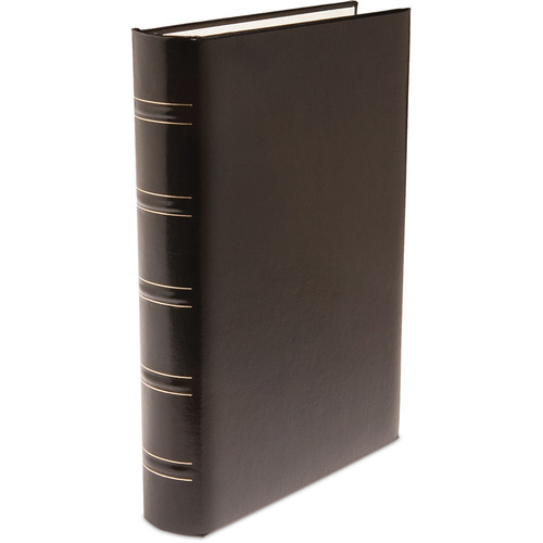 Print File Gallery Leather Padded MSeries Album Black Acadian Grain Pattern