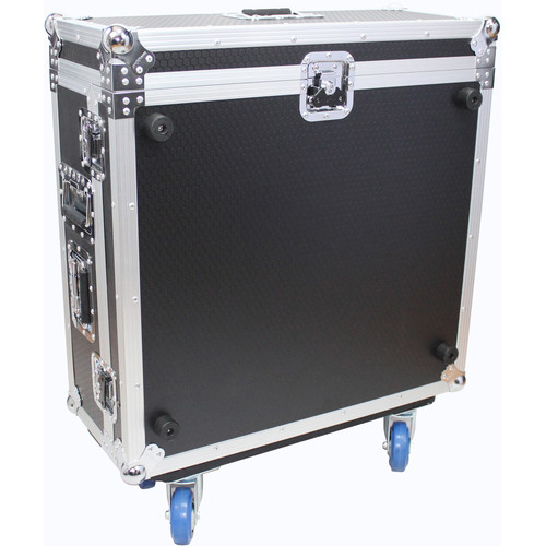ProX Mixer Flight Case with Doghouse  Wheels for Behringer X32 Black