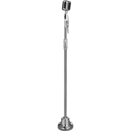 Pyle Pro PDMICR70SL Classic Retro Vintage Style Microphone  Swing Stand Silver