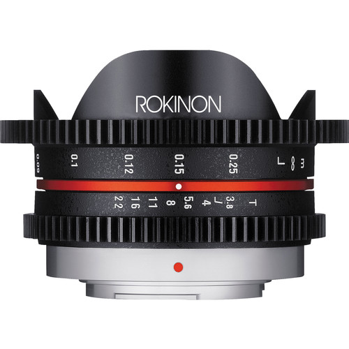 Rokinon 75mm T38 Cine UMC Fisheye Lens for Micro Four Thirds Mount