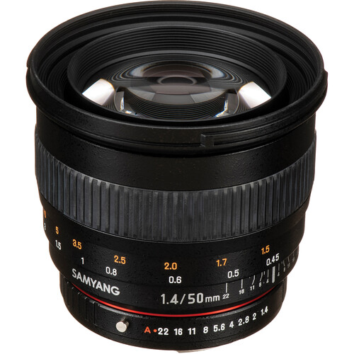 Samyang 50mm f14 AS UMC Lens for Pentax K