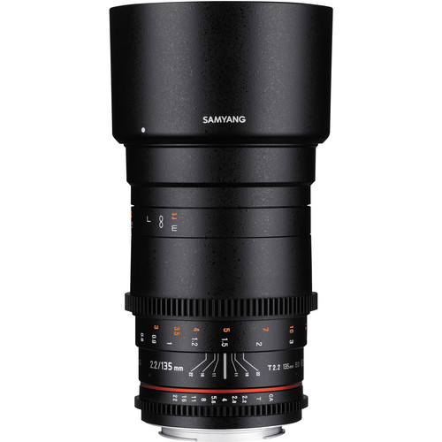 Samyang 135mm T22 AS UMC VDSLR II Lens for Nikon F Mount
