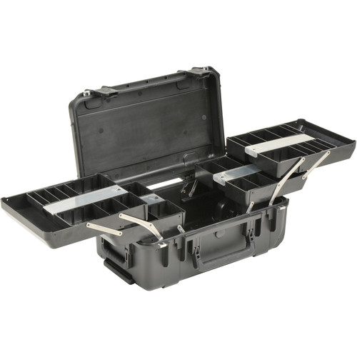 SKB iSeries 20117 Watertight Tech Box with Dual Trays Black