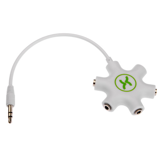 Xuma 5Way Headphone Splitter White