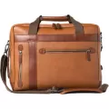 Barber Shop Undercut Convertible Camera Bag Grained Leather Brown