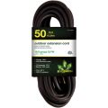 GoGreen Power 13A 125V Outdoor Extension Cord 50 Black