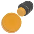 FotodioX Designer Rear Lens Cap for Nikon F-Mount Lenses Yellow