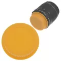 FotodioX Designer Rear Lens Cap for Canon EOS EF & EF-S-Mount Lenses Yellow