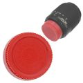 FotodioX Designer Rear Lens Cap for Nikon F-Mount Lenses Red