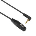 Kopul XRSM 3-Pin XLR Female to 3.5mm RA Stereo Mini-Plug Cable 15