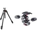 Manfrotto MT055CXPRO3 Carbon Fiber Tripod with MHXPRO-3W 3-Way Pan Tilt Head Kit