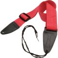 On-Stage GSA10RD Guitar Strap with Leather Ends 31 to 52 Red