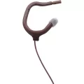 Point Source Audio EO-8WL EMBRACE Omnidirectional Earmount Lavalier Microphone with 4-Pin Hirose X-Connector for Audio-Technica Wireless Transmitters Brown