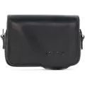 MegaGear PU Leather Case with Strap for Sony Cyber-shot DSC-HX95 HX99 HX80 HX90V WX500 Black