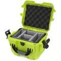 Nanuk 908 Hard Utility Case with Padded Divider Insert Lime