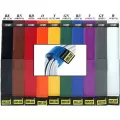 Rip-Tie 1 x 14.5 Rip-Lock CableWrap 10-Pack Rainbow