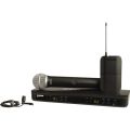 Shure BLX1288 CVL Dual-Channel Wireless Combo Lavalier & Handheld Microphone System H9: 512 to 542 MHz