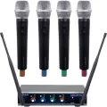 VocoPro Digital-Quad-H3 Four-Channel UHF Wireless Handheld Microphone System 903.1 to 912.2 MHz