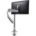 Chief Kontour K1C Dynamic HeightAdjustable Single Monitor Column Mount White