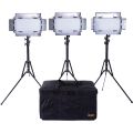 ikan IB508v2 BiColor LED Light Panel 3Light Studio Kit