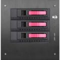 iStar Compact Stylish 3x 35 Hotswap miniITX Tower Red HDD Handles