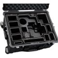 Jason Cases Hard Case with Custom Foam for Blackmagic Design URSA Mini Camera Black Overlay
