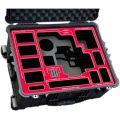Jason Cases Hard Case with Custom Foam for Blackmagic Design URSA Mini Camera Red Overlay