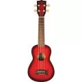 MAKALA Soprano Dolphin Ukulele Red Burst