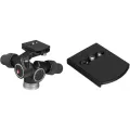 Manfrotto 405 3Way Geared PanandTilt Head Kit with 410PL Quick Release Plates