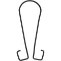 Polsen ULWBLT Belt Clip For ULW16 Wireless Receiver and Transmitter