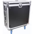 ProX Mixer Flight Case with Doghouse  Wheels for Behringer X32 Black