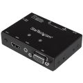 StarTech 2x1 VGAHDMI to VGA+Audio Converter Switch with Priority Switching