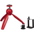 Sunpak FlexPodDX Tabletop Tripod with GoPro and Smartphone Adapters Red