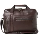 Barber Shop Undercut Convertible Camera Bag Smooth Leather Dark Brown