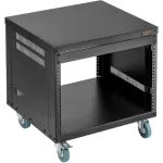 Auray ERS-8U Steel Equipment Rack with 3 Casters 8 RU