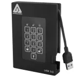 Apricorn 1TB Aegis Fortress FIPS 140-2 Level 2 Secure USB 3.0 Portable Drive