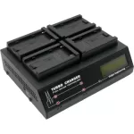 Dolgin Engineering TC400 Four-Position Simultaneous Battery Charger with Interchangeable Plates Sony L-Series