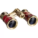 Eschenbach Optik 3x25 Glamour Opera Glasses Burgundy Red