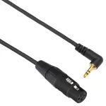 Kopul XRSM 3-Pin XLR Female to 3.5mm RA Stereo Mini-Plug Cable 25